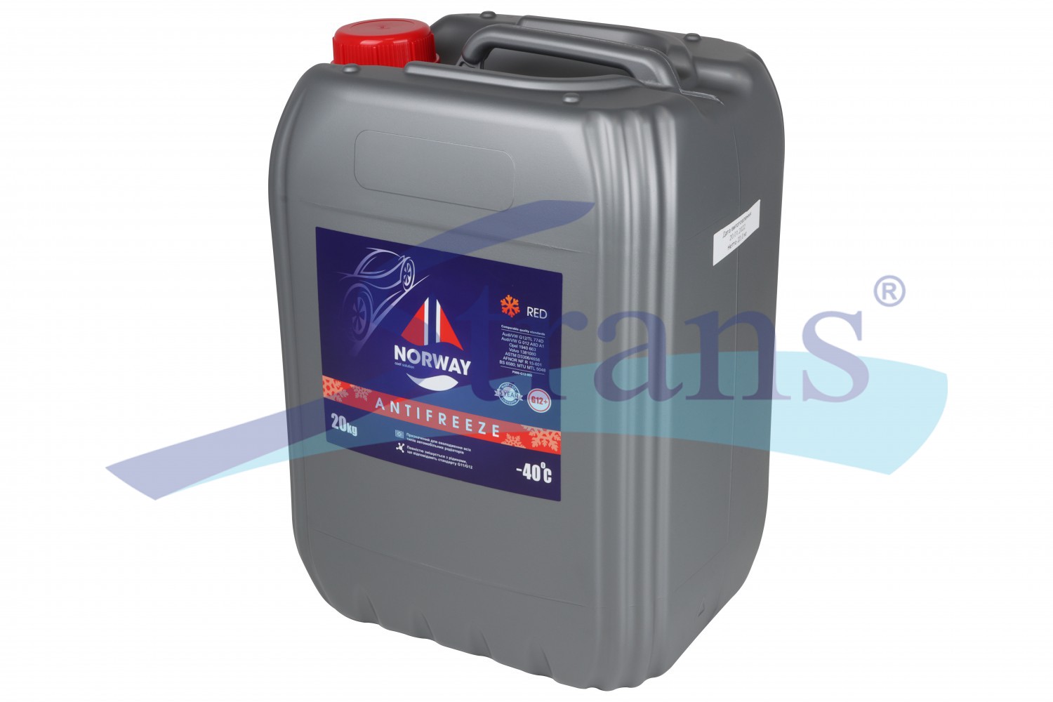 Антифриз Norway G12 -40°C 20Л. (Червоний) Norwayg12Red20L купити в